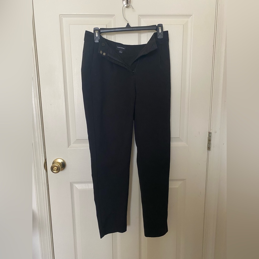 Frank + Oak Black Trousers